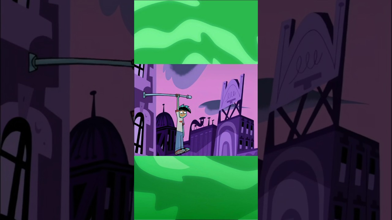 Flagpole Gag (Danny Phantom) 
