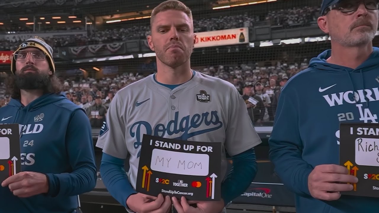 MLB Stand Up to Cancer in 2024 World Series Game 4