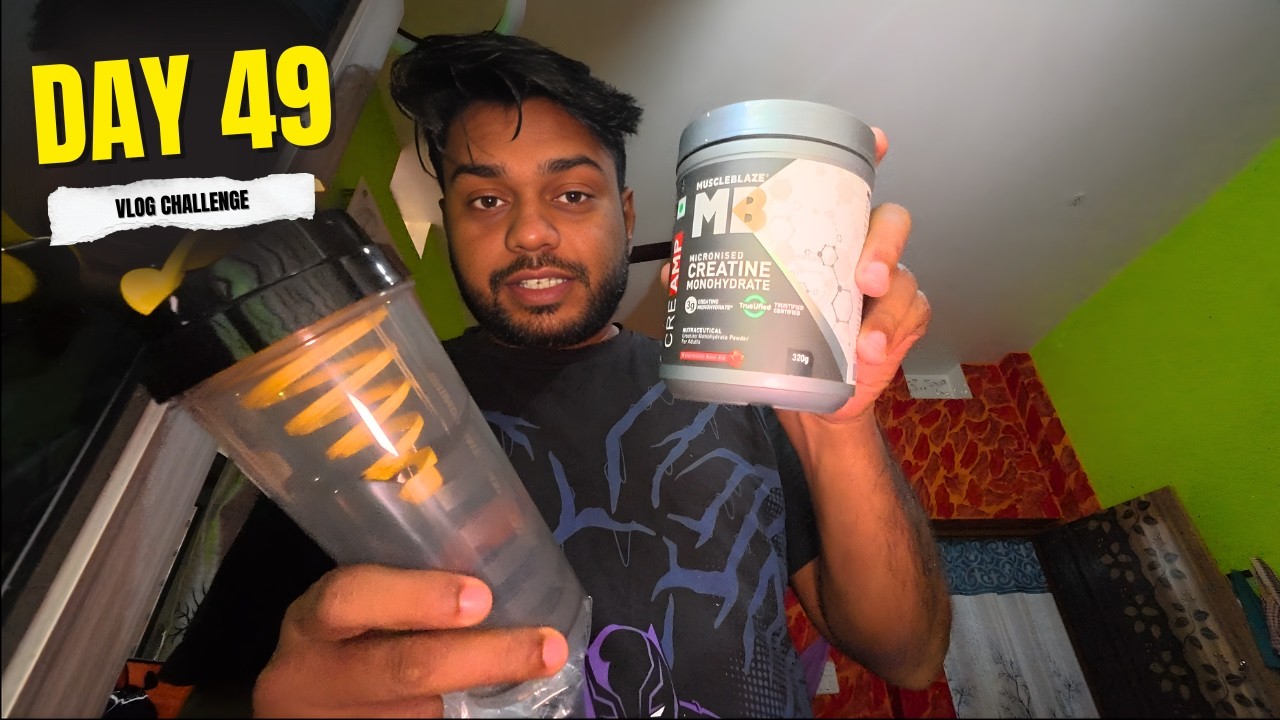 Finally Life ka pahla Supplement Creatine 😊 | Rahul Suman Vlogs