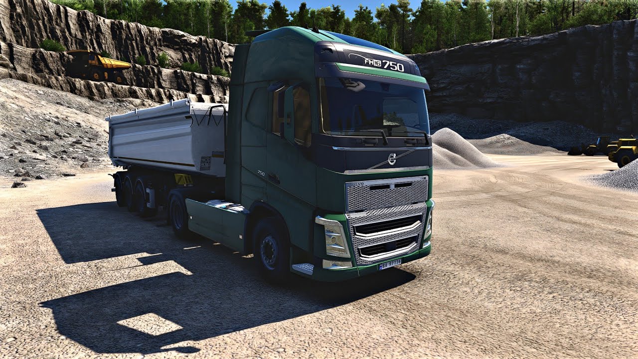 TRANSPORT OF GRANITE CUBES ACROSS NARROW ROADS 