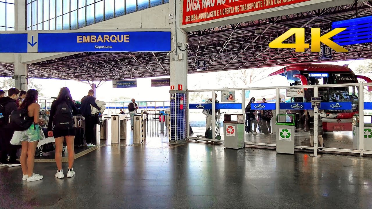 Terminal Rodoviário de São José dos Campos SP 4K