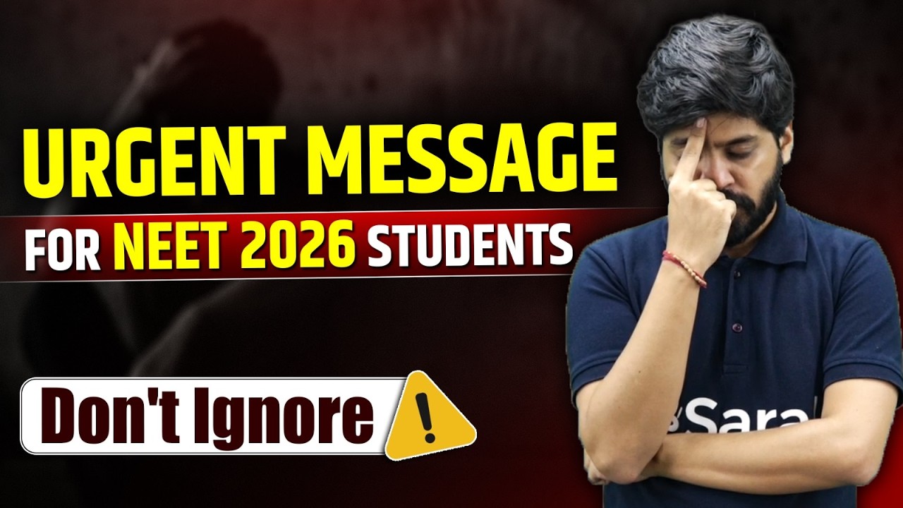 NEET 2026 : I FAILED 😭💔| Urgent Message for NEET Aspirants 🙏| Paper Easy? | eSaral