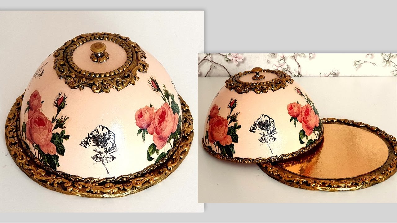 DIY/ Beautiful Kitchen decorating idea /Vintage breadbasket
