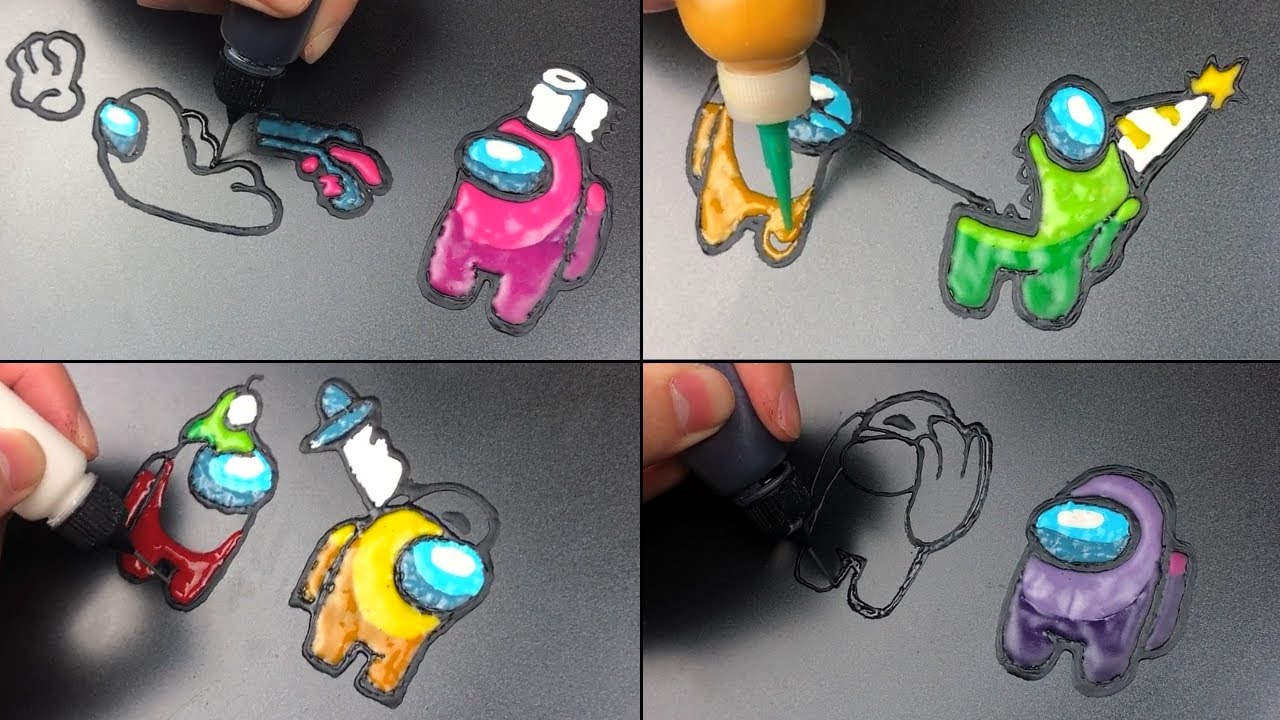 Among Us Pancake Art - Impostor Kills Compilation