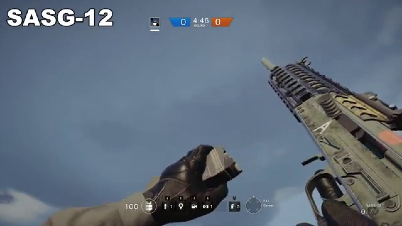 Rainbow Six Siege All Weapons In Slow Motion [FHD, 60FPS, MAX DETAILS]