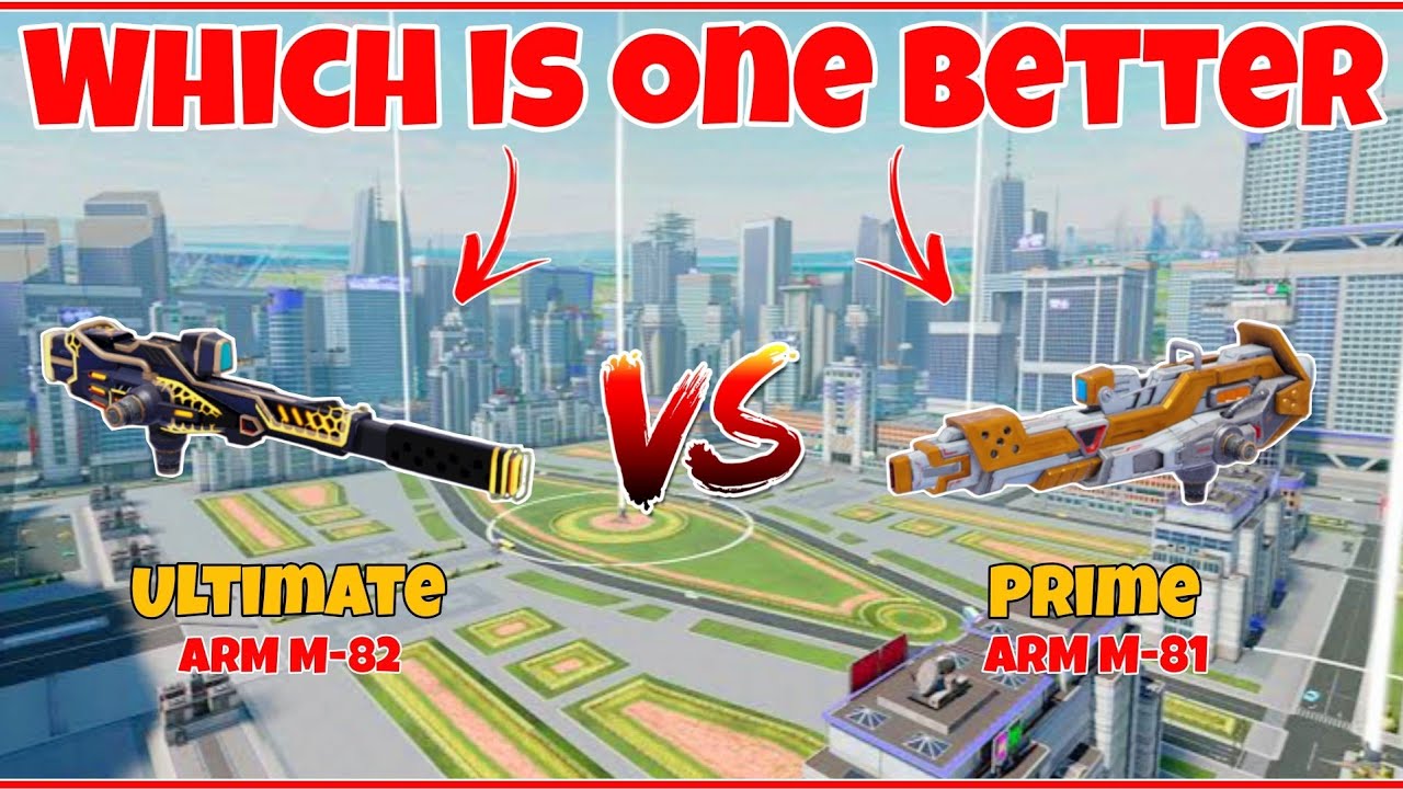 WR🔥 Ultimate ARM M-82 VS Prime ARM M-81 Weapons Comparison ||WAR ROBOTS||