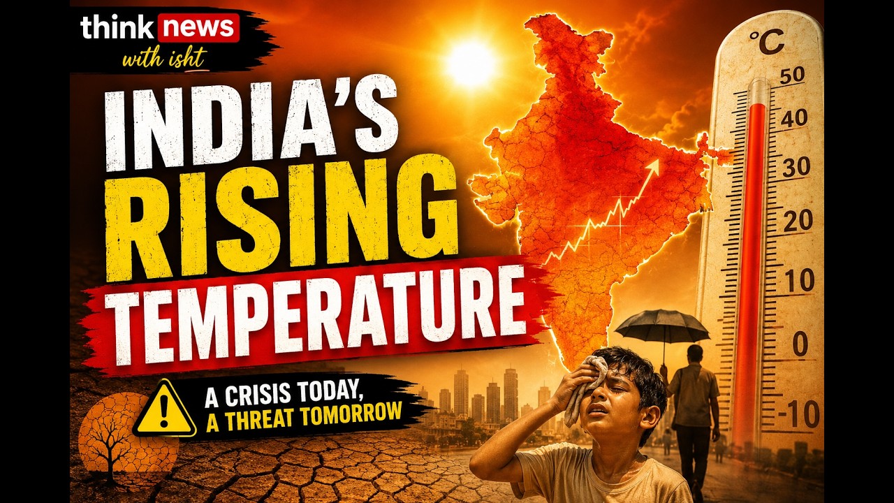 India&rsquo;s Rising Temperature 🔥 | Heatwave Crisis Explained | Think News With Ish