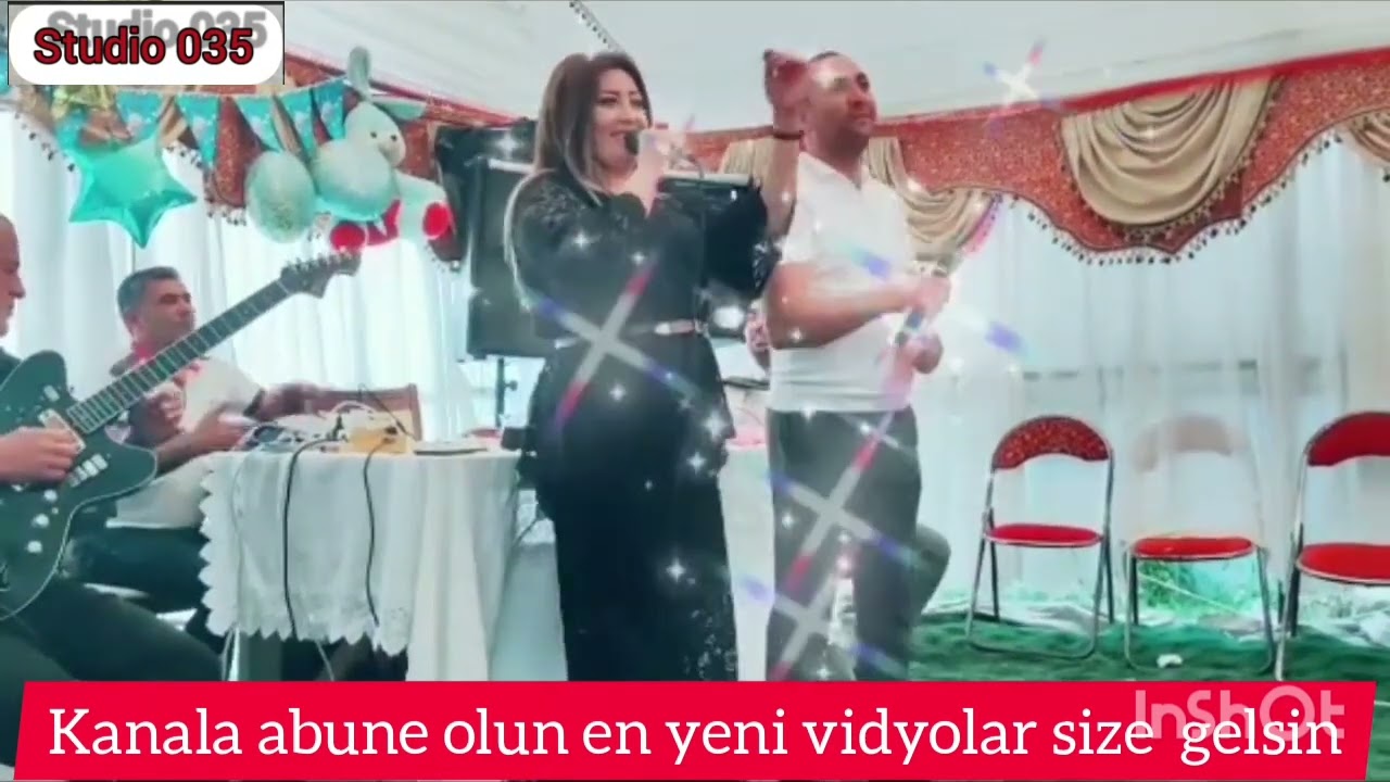 Səbinə kəlbəcərli Namiq agdamli toyda papuri#studiyo035