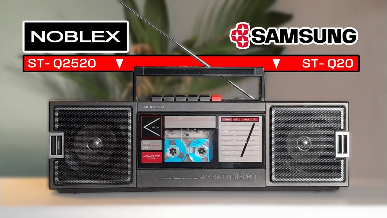 Radiograbador Noblex ST-Q2520 - Argentina años 80