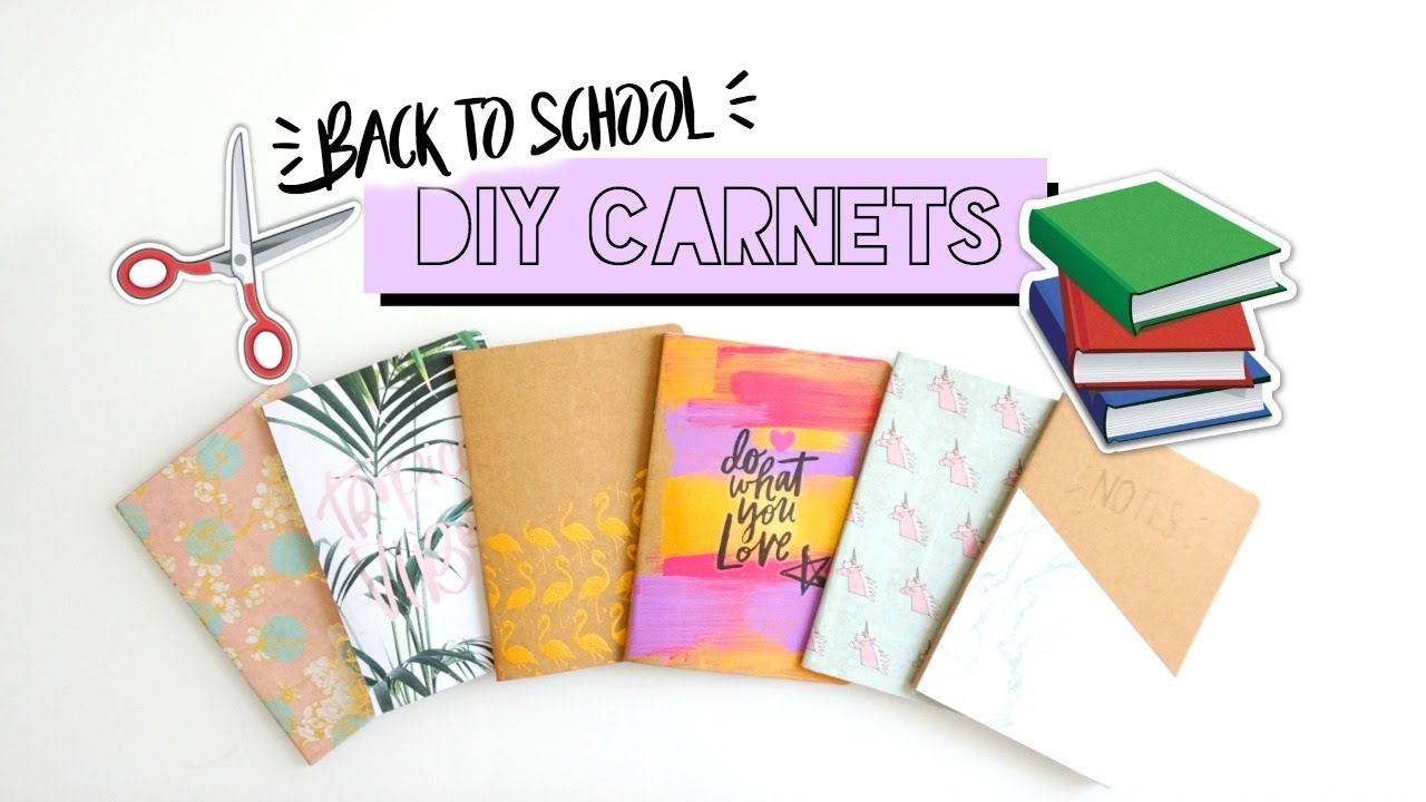 DIY customisation CAHIERS 📚 - BACK TO SCHOOL 2017