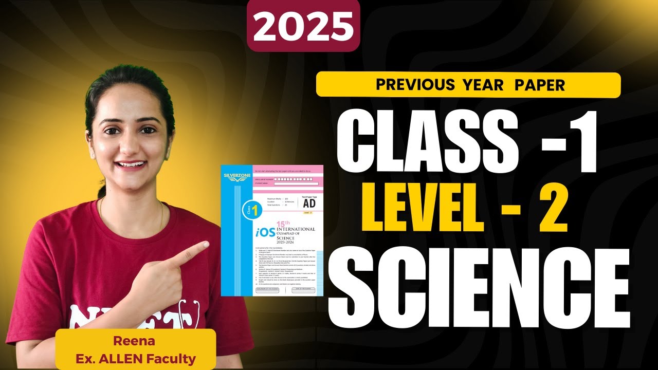Class 1 Science  Olympiad  2024-25 | Class 1 Level 2 IOS 2024-25 | Olympiad Exam Class 1 #silverzone