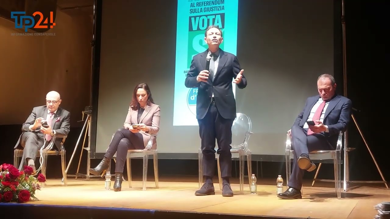 REFERENDUM GIUSTIZIA 2026 TRAPANI – Ruggero Razza: “È attuazione della Costituzione”