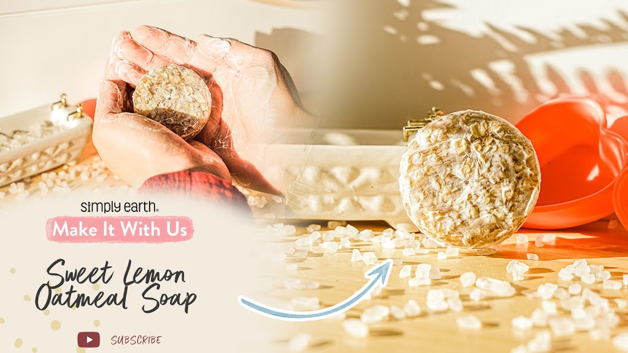 Sweet Lemon Oatmeal Soap Recipe