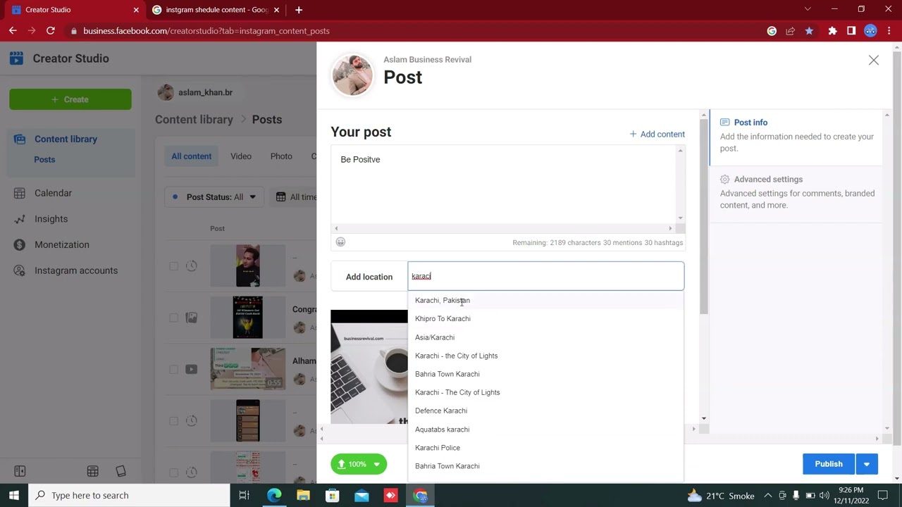 Schedule Your Content On Instagram Module 7, Instagram Marketing Full Updated Detail Course