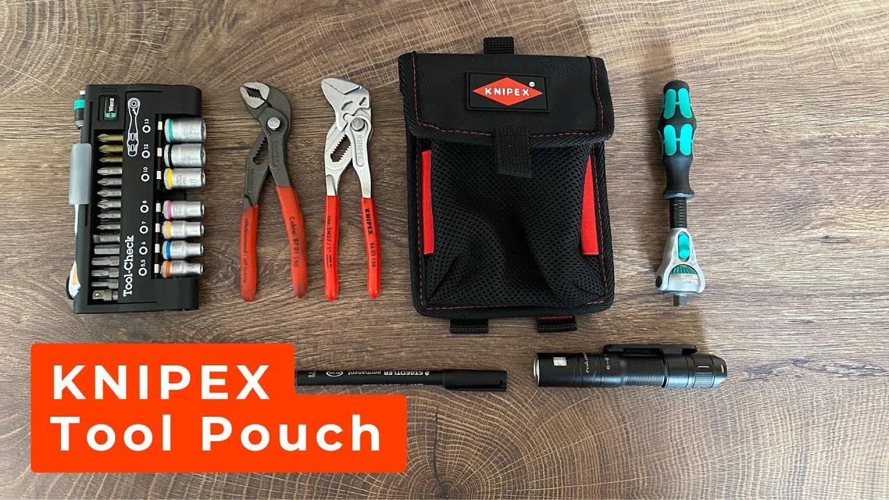 Сумка для инструментов Knipex | ОТЛИЧНЫЙ ВАРИАНТ ДЛЯ НАБОРА ИНСТРУМЕНТОВ ДЛЯ ПОВСЕДНЕВНОГО ДЕЙСТВИЯ