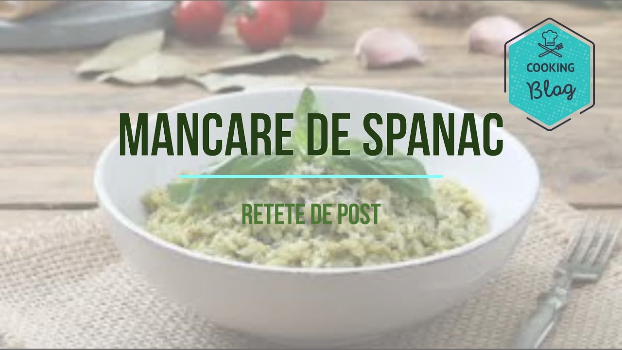 Mancare de spanac cu ou și usturoi | Retete culinare