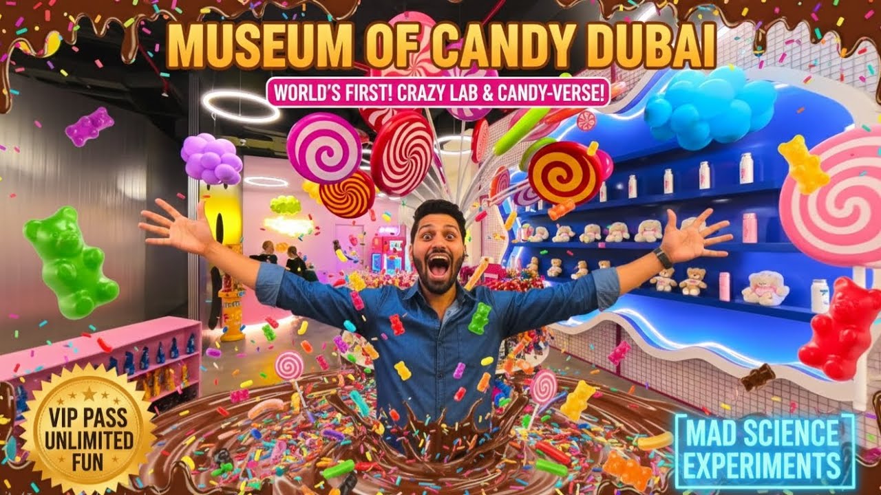 Inside Dubai’s CRAZIEST Hidden Gem | The World’s First Museum of Candy! 🍭🌍