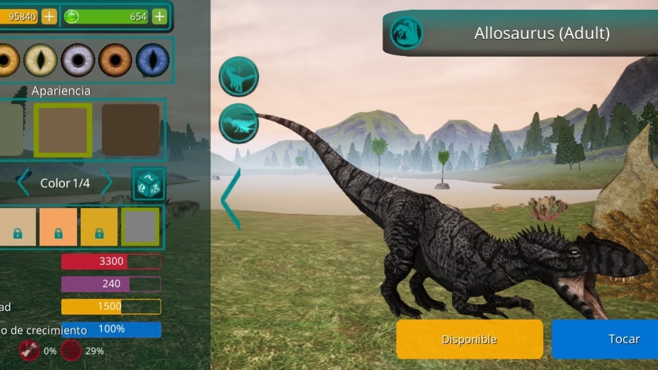 Un videito con el allosaurus B⁠-⁠)
