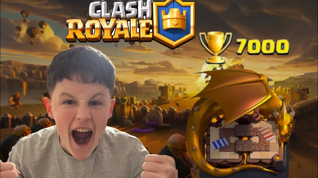 Šílenej push na 7000 pohárků v Clash Royal!🤯