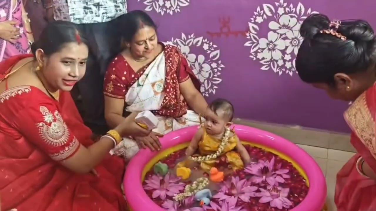 Annaprashan ceramony Bengali traditional 🎂🎈