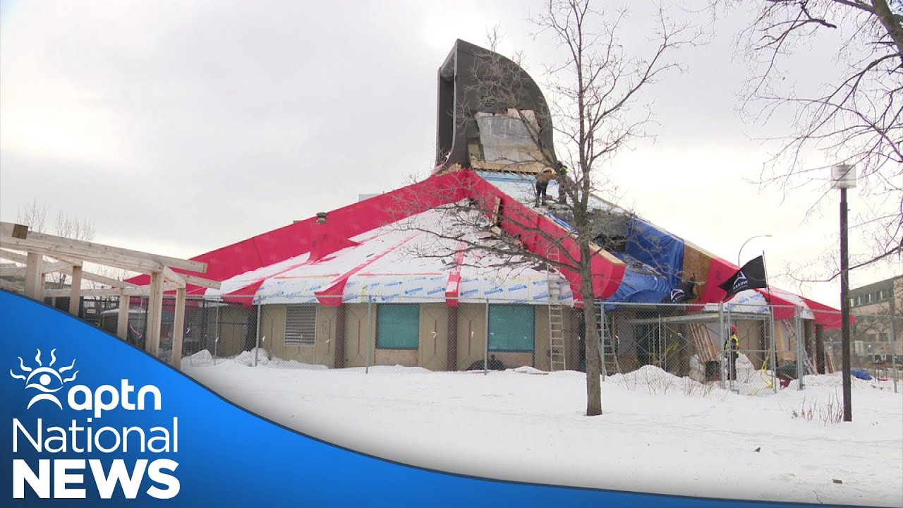 Ceremonial space in downtown Winnipeg gets controversial renovation | APTN News
