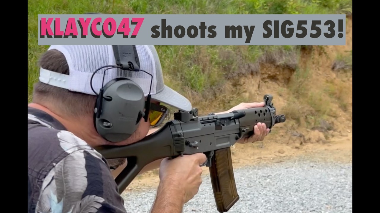 Klayco47 shoots my Sig 553 and Krink