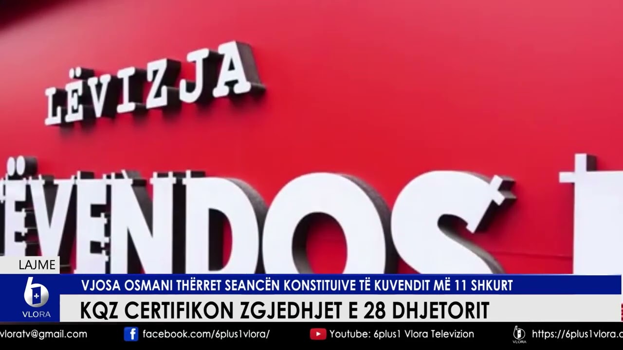 KQZ certifikon zgjedhjet e 28 Dhjetorit. Vjosa Osmani thërret seancën konstituive të Kuvendit
