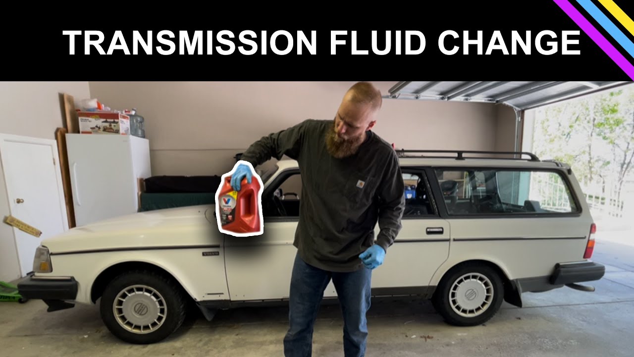 Transmission Fluid Change on a 1991 Volvo 240