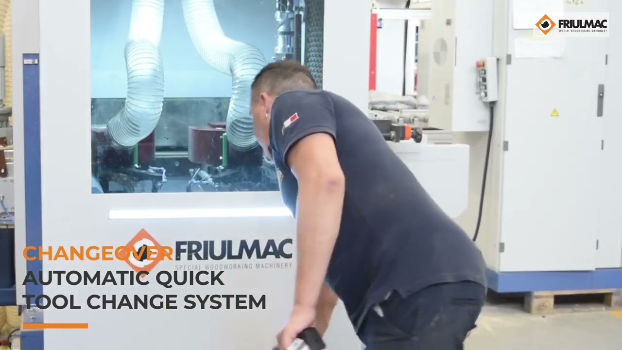 Friulmac Contouramat HS automatic double end profiling machine