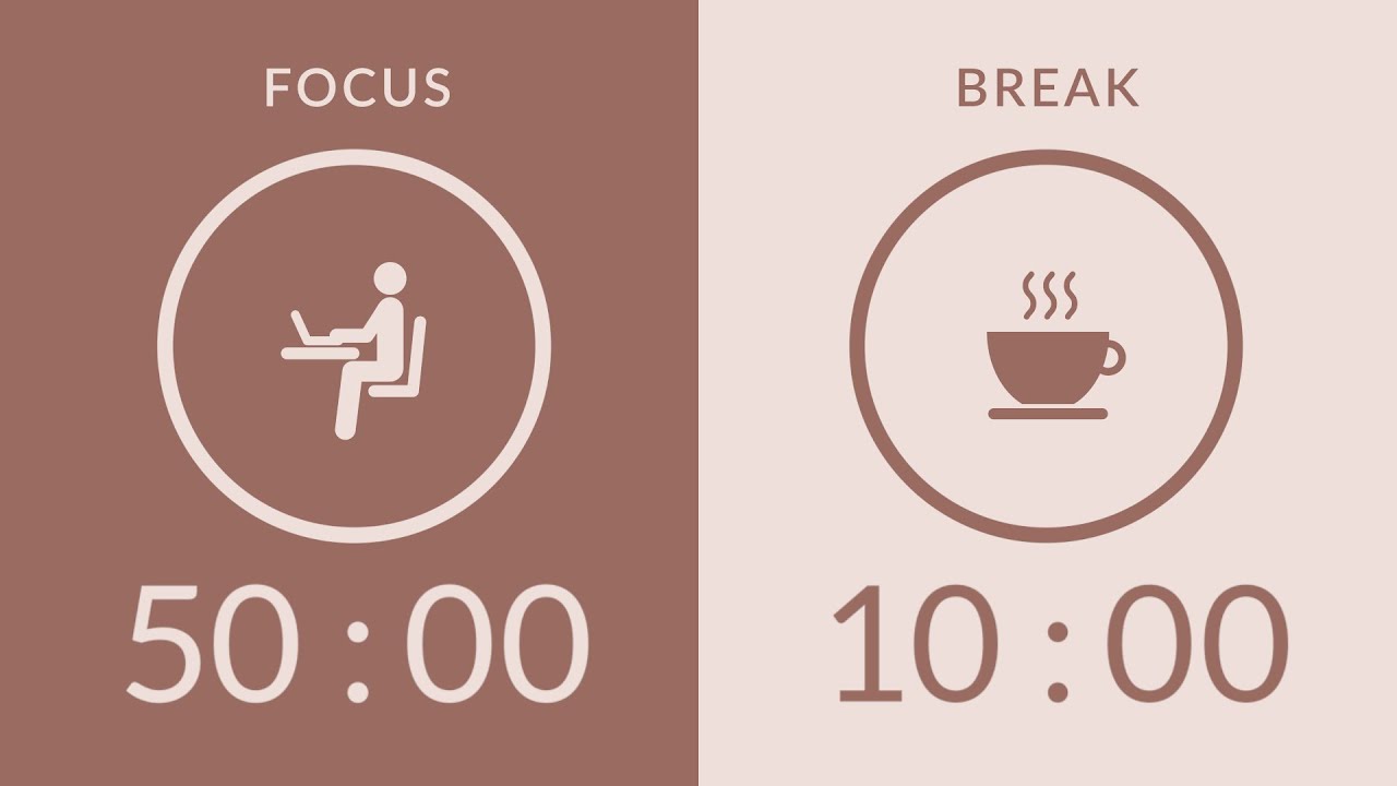 50/10 Pomodoro Timer | No Music 🔔 Bell Only | 4-Hour Study With Me for Deep Focus 🍅