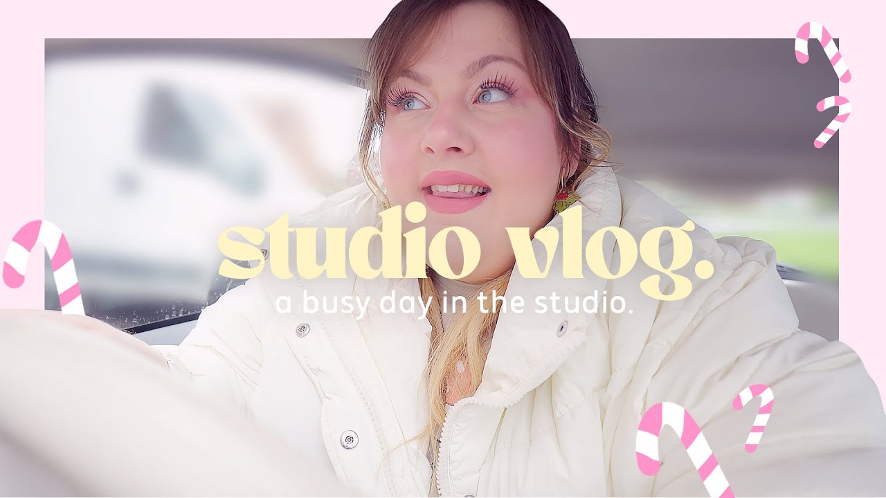 STUDIO VLOG 🌦 Prepping over 300+ Earrings, Business Meetings and a Busy day in the Studio VLOGMAS 8