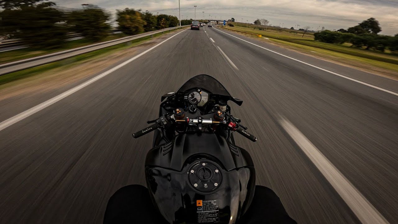 YAMAHA YZF R6 - SUNSET RIDE - PURE SOUND - 4K