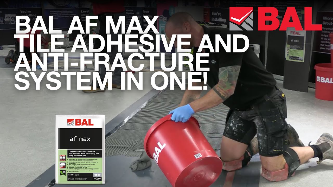 BAL AF Max Live! Узнайте всё о новом плиточном клее и системе защиты от трещин в одном 😱 #howto