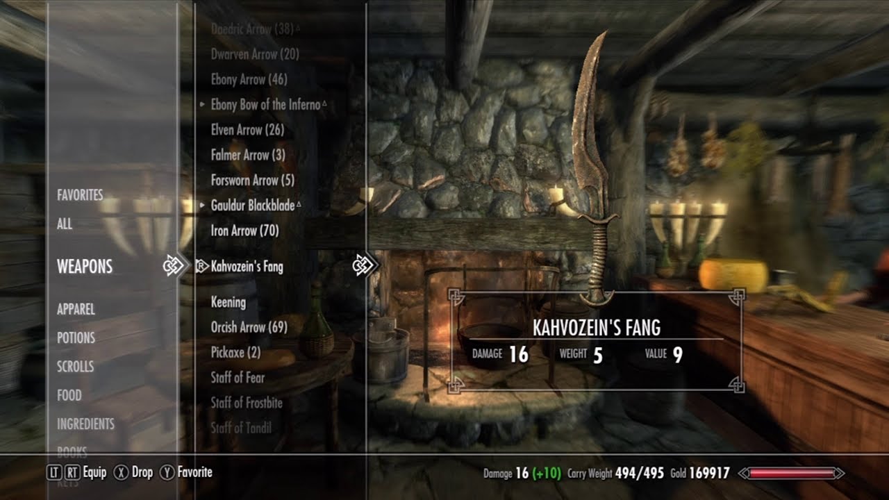 Skyrim: How to get Kahvozein's Fang *COLLECTS DRAGON HEARTSCALES* (Unique Weapons/Armor #23)