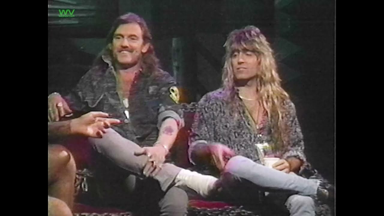 Lemmy Kilmister and Mikkey Dee (Motorhead) on The Headbangers Ball (1992)