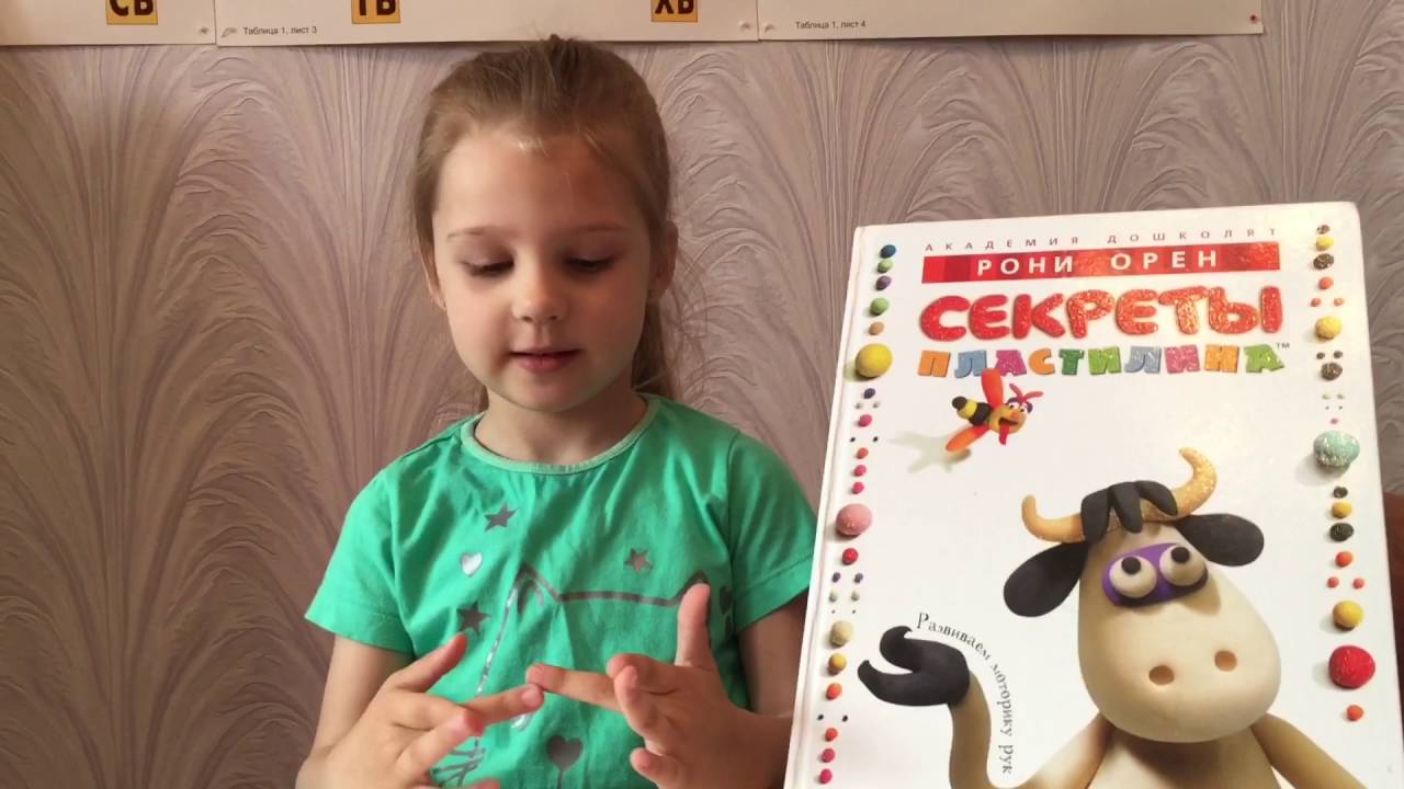 Лепим из пластилина с книгой 