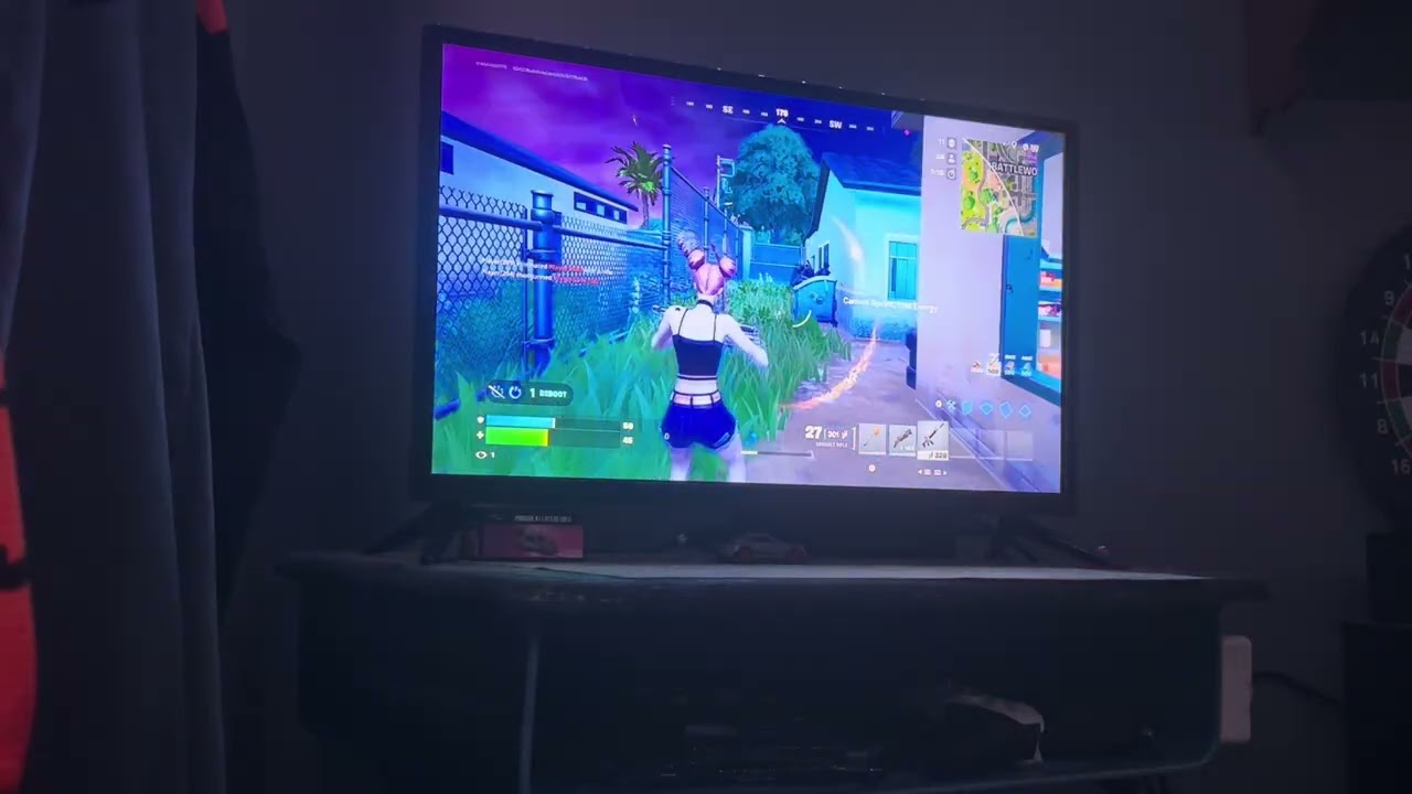 Playing Fortnite