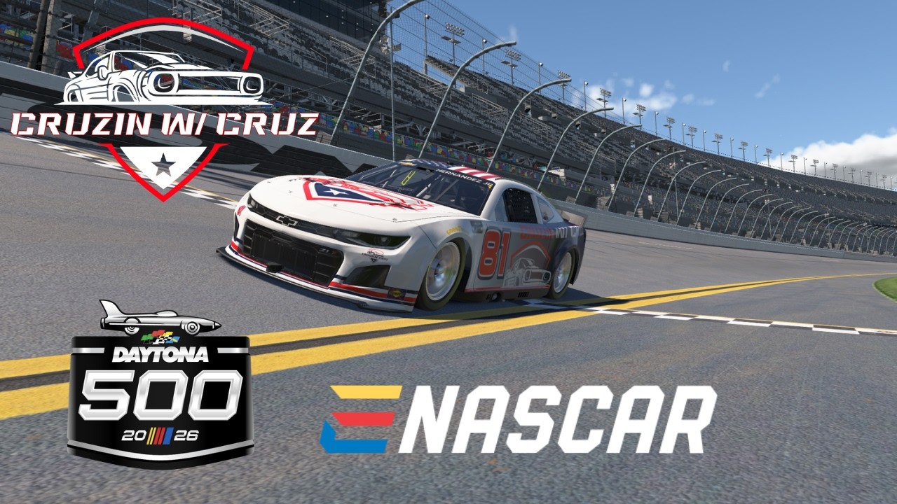 Cruzin W/ Cruz: (iRacing) DAYTONA 500 OPEN RACE!!!