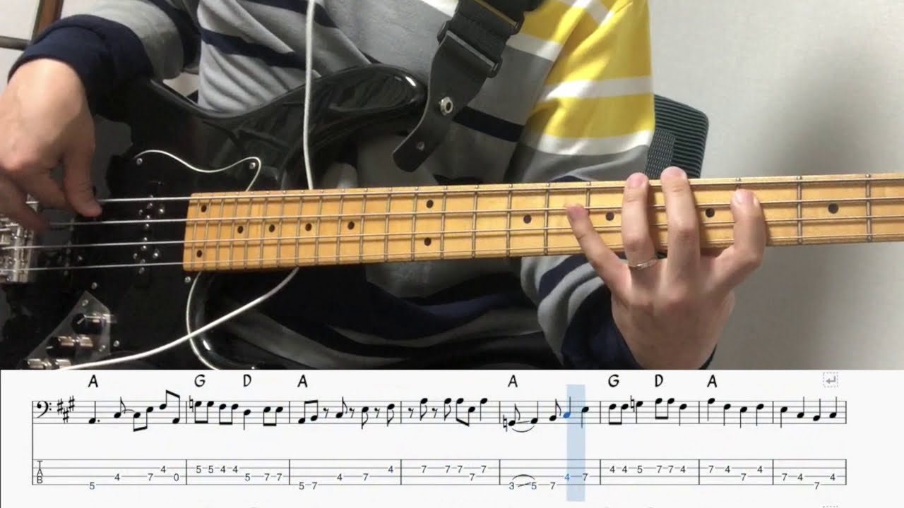 Ramblin' Man - The Allman Brothers Band Bass Cover & Backing Track (Bass Tab 연주)