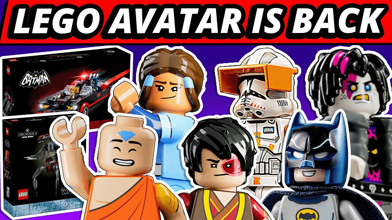 LEGO NEWS! AVATAR IS BACK! May Star Wars Reveals! Classic TV Series Batmobile! Next Marvel Exclusive