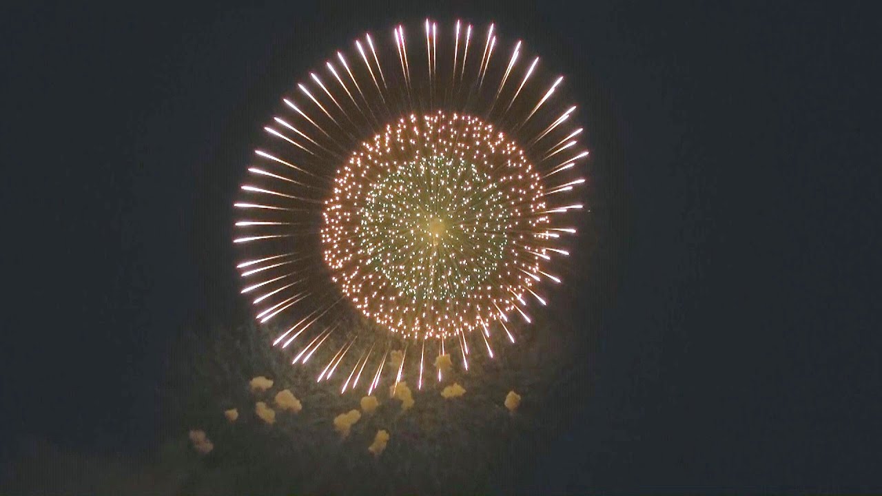 2014 桑名水郷花火 NTNの2尺玉同時打ち