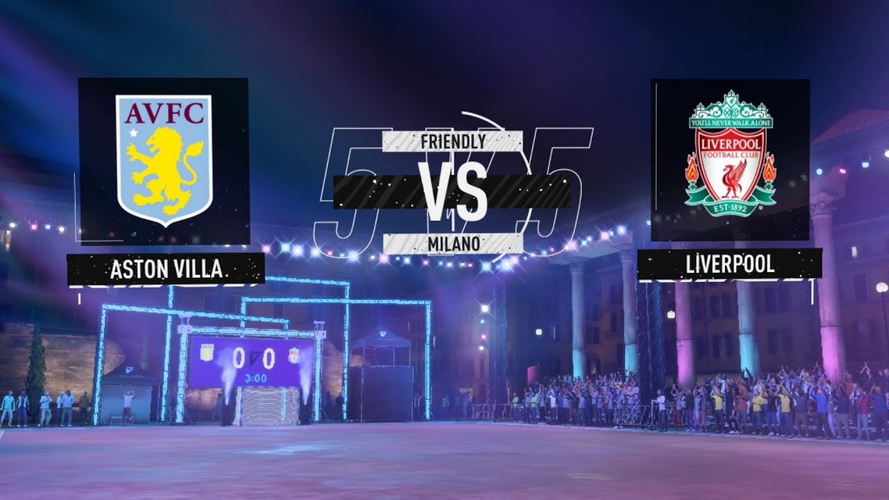 FIFA 22 ASTON VILLA vs LIVERPOOL FUTSAL VOLTA FOOTBALL