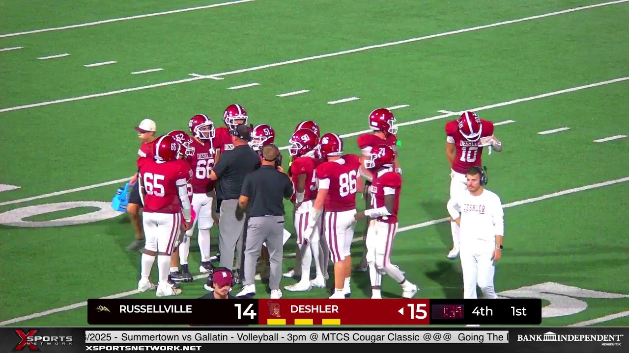 Deshler vs Russellville HS Football | AL HS Football Presented By Bank Independent