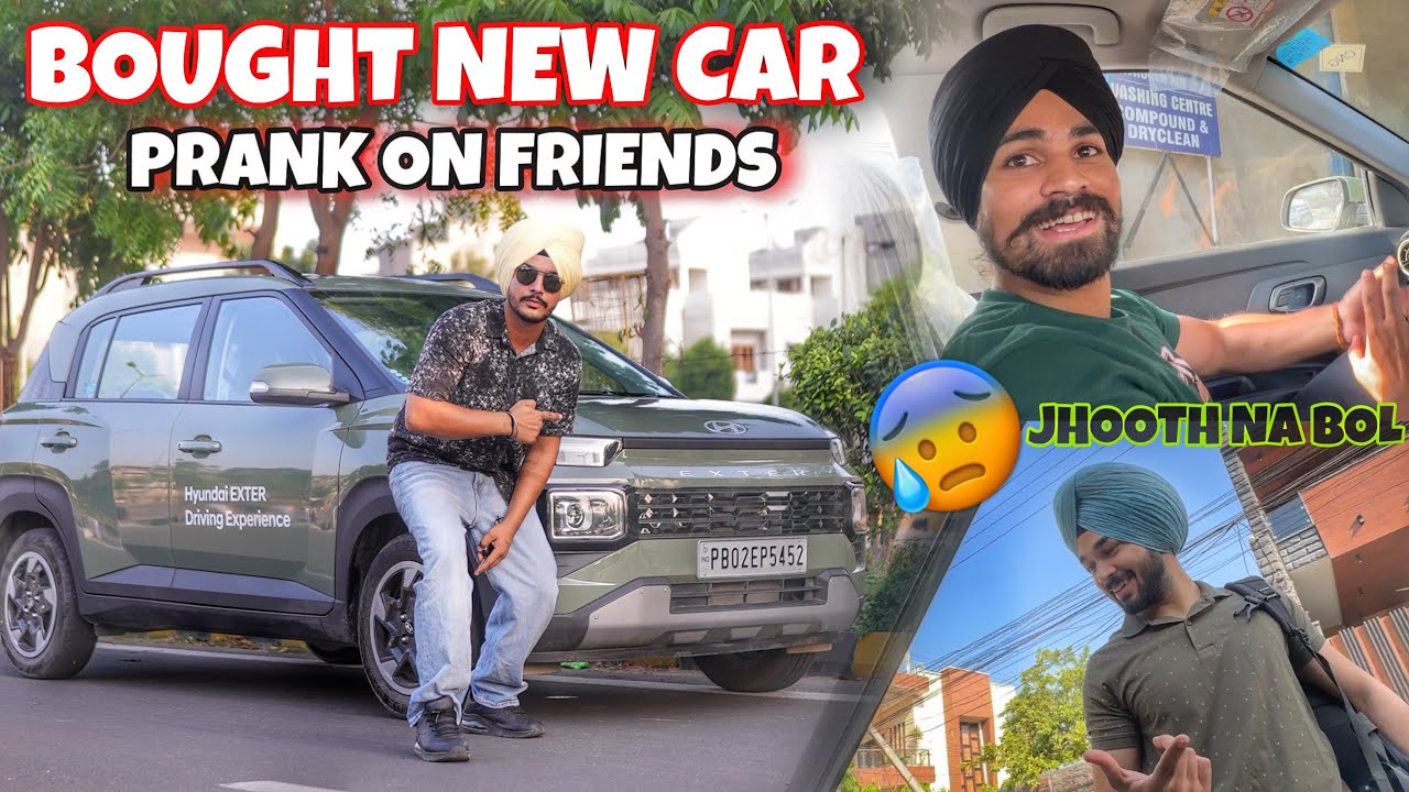 Bought New Car Prank On FRIENDS 🤣😰 3 Years 3 Cars From Hyundai