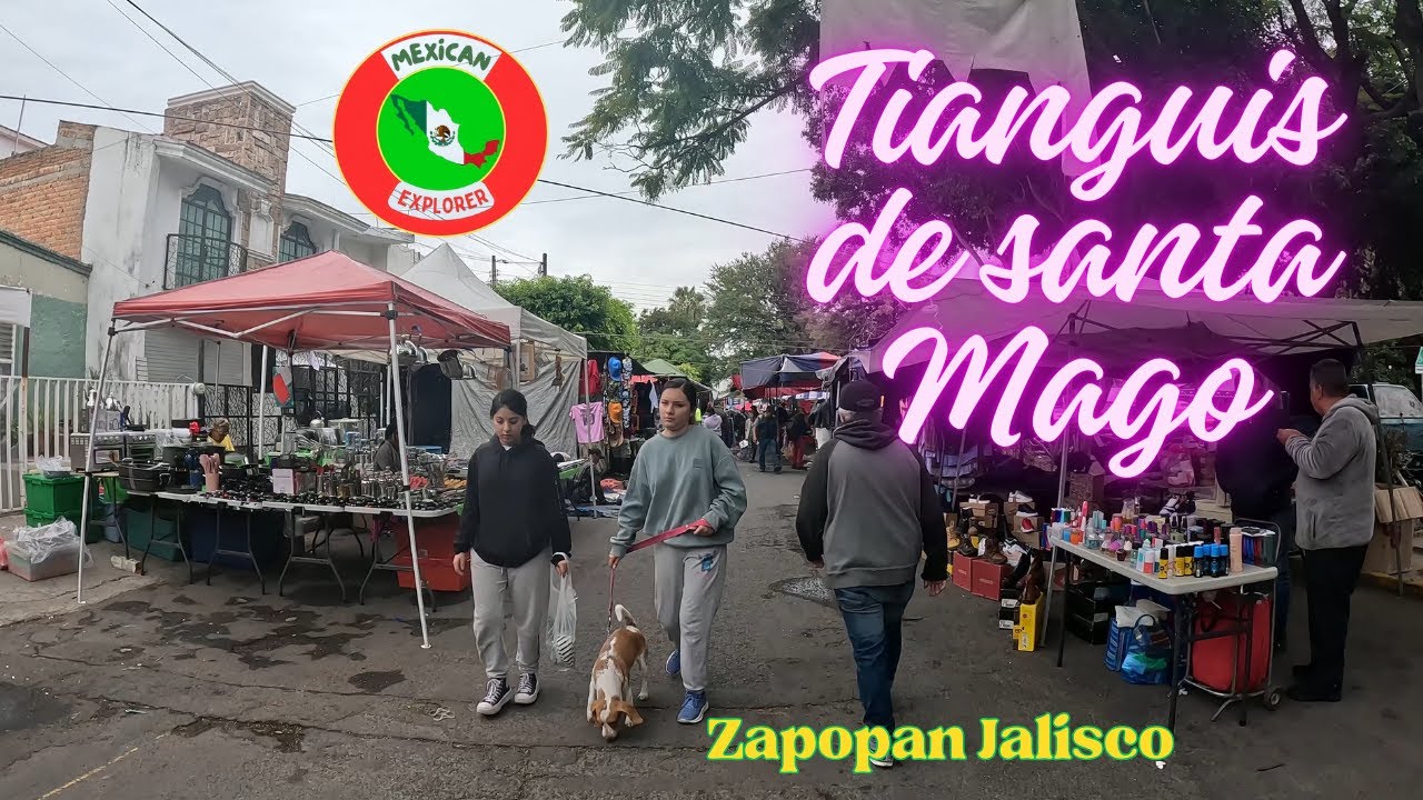 Tianguis de santa Mago 4k wALKING  tOUR