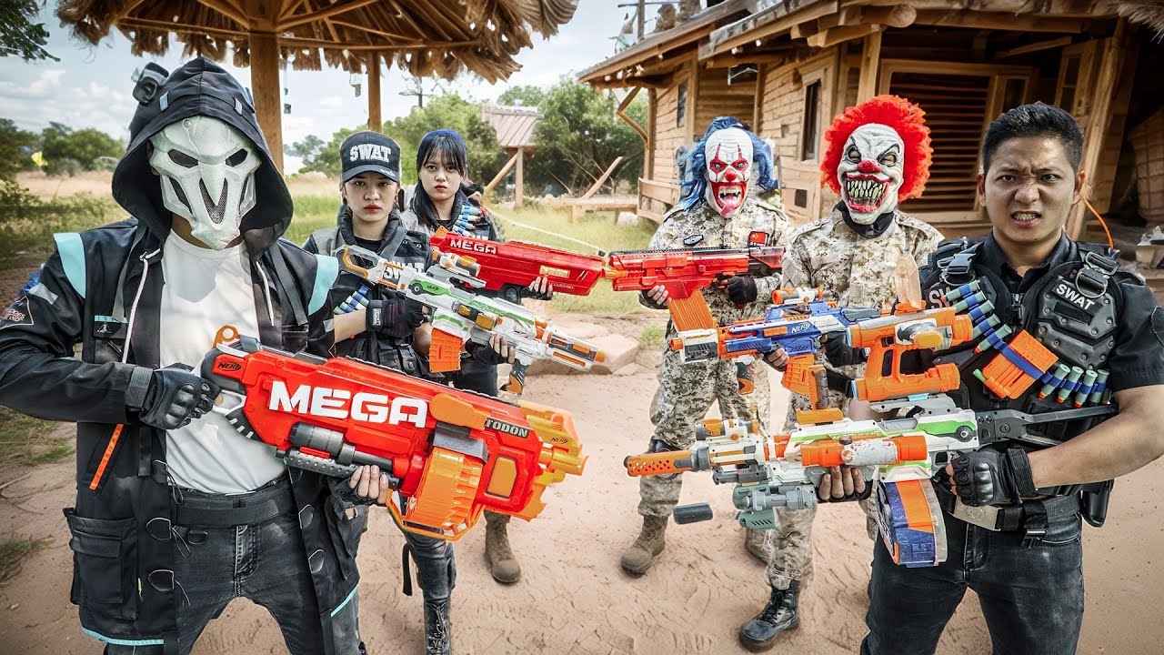 Модификация LTT Nerf: Засада спецназа, секретный склад оружия, битва нерф-модификации «Жизнь и см...