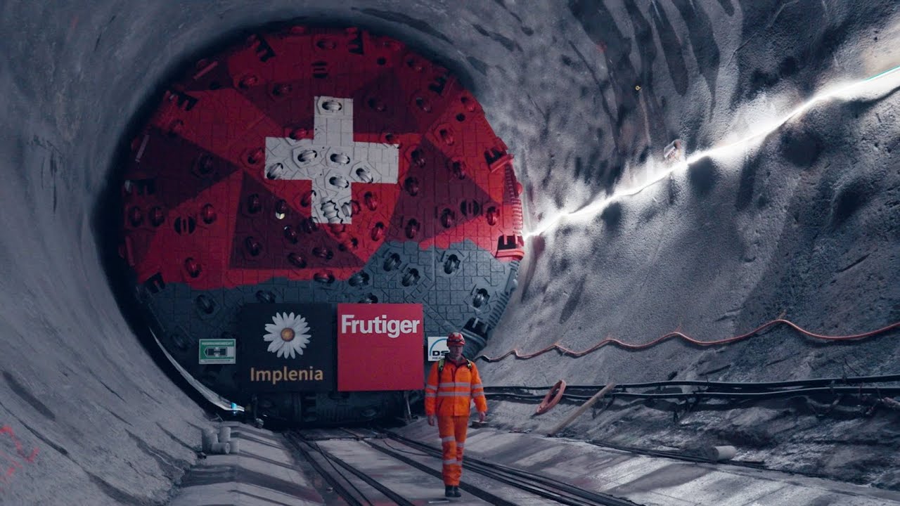 A2 Zweite Röhre Gotthard: Beginn des Hauptvortriebs