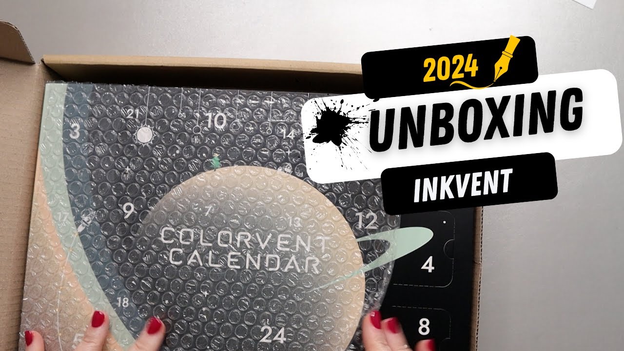 24 Days of Ink! Colorverse Advent Calendar Unboxing & Ink Swatch Review