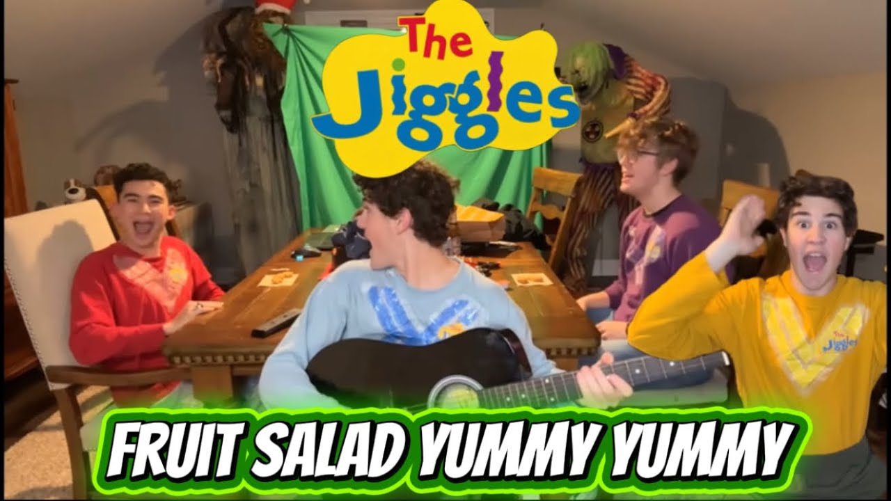 “Fruit Salad Yummy Yummy” - The Jiggles ( Wiggles Cover ) 