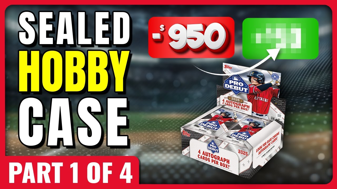 🚨 FULL CASE PROFIT CHALLENGE🚨 2025 TOPPS PRO DEBUT BASEBALL SEALED HOBBY CASE